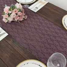 Violet Amethyst Floral Lace Table Runner 12 Inch By 180 Inch