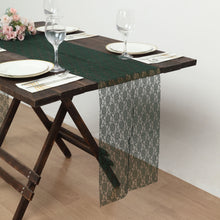 Hunter Emerald Green Floral Table Runner 12 Inch By 180 Inch