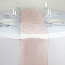Dusty Rose Organza 14 Inch x 108 Inch Table Top Runner