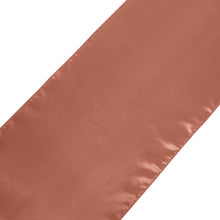 12 Inch By 108 Inch Terracotta Table Runner Seamless Satin