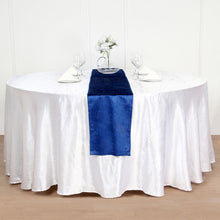 12 Inch x 108 Inch Royal Blue Colored Premium Velvet Table Runner 