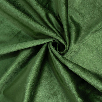 Shiny green fabric with a smooth texture, ideal for sewing or crafting projects.