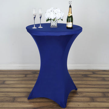 Royal Blue Cocktail Spandex Table Cover