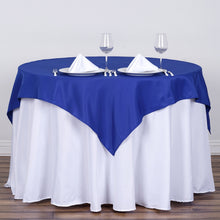 54" Royal Blue Square Polyester Tablecloth