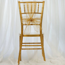 5pc x Gold Chair Organza Sash