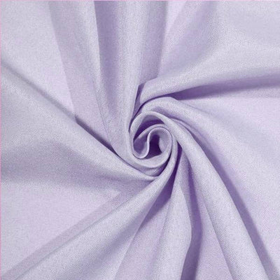 Soft lavender fabric close-up, showcasing its smooth texture and gentle drape.
