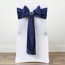 5 PCS | 6" x 108" Navy Blue Polyester Chair Sash