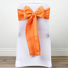 5 PCS | 6" x 108" Orange Polyester Chair Sash