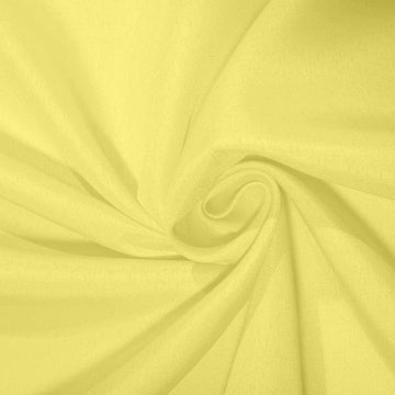 Create a Dreamy Ambiance with Yellow Polyester Chair Sashes