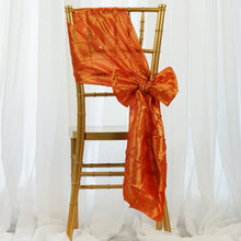 5 PCS | 7 Inch x 106 Inch | Orange Pintuck Chair Sashes | eFavorMart