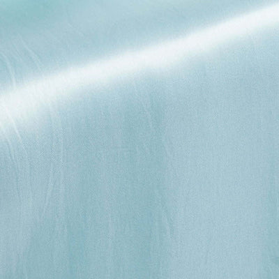 Light blue satin fabric with a smooth texture.