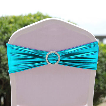 Create a Stunning Atmosphere with Teal Chair Sashes