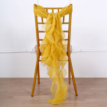 The Sublime Beauty of Mustard Yellow Chair Ties