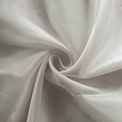 Lightweight sheer fabric in a swirling pattern.