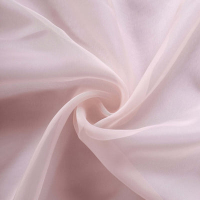 Light pink sheer fabric with soft draping texture.