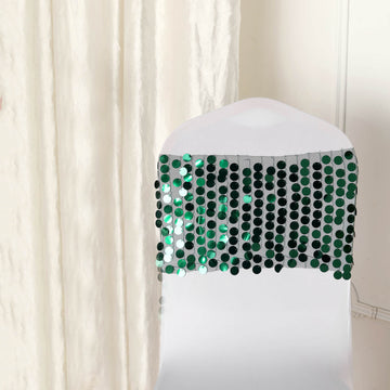 Elevate Your Event with the Hunter Emerald Green Chair Sash