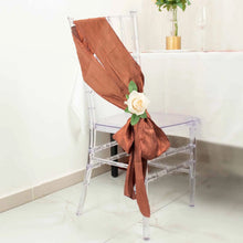 5 Pack | Terracotta Accordion Crinkle Taffeta Chair Sashes
