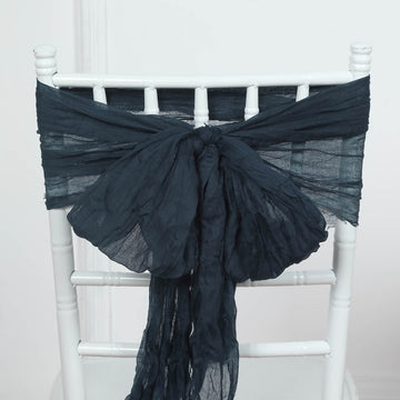 Versatile and Stunning Gauze Cheesecloth Chair Sashes for Any Occasion
