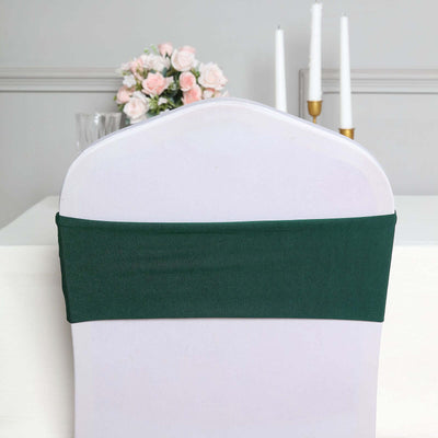 Green chair cover sash for elegant events