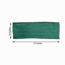 Velvet and Flocking Chair Sashes - a green blanket with measurements of 6 inches and 15 inches