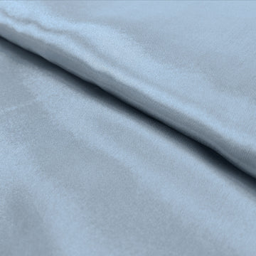 Elevate Your Event Decor with Dusty Blue Satin Fabric