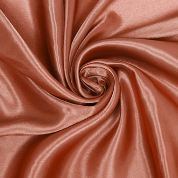 Create Stunning Terracotta (Rust) Decor with Satin Fabric