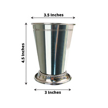 Julep Cup Mint 4.5 Inch Vases In Silver