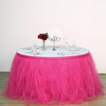 Create a Magical Atmosphere with a Tulle Tutu Table Skirt
