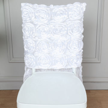 Create a Luxurious Ambiance with the White Chair Back Cover