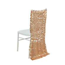 Matte Champagne Chiavari Chair Slipcover with Sequins#whtbkgd