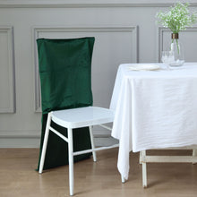Buttery Soft Velvet Hunter Emerald Green Chiavari Chair Solid Back Slipcover