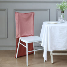 Buttery Soft Velvet Dusty Rose Chiavari Chair Solid Back Slipcover