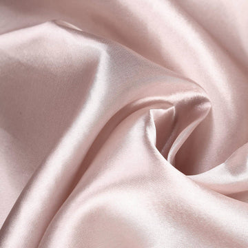 Create Unforgettable Memories with Our Blush Satin Tablecloth