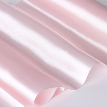 Affordable and High-Quality Blush Satin Fabric Bolt