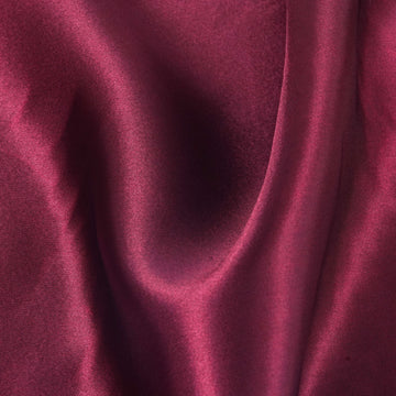 Create an Enchanting Ambiance with Burgundy Satin Fabric Bolt