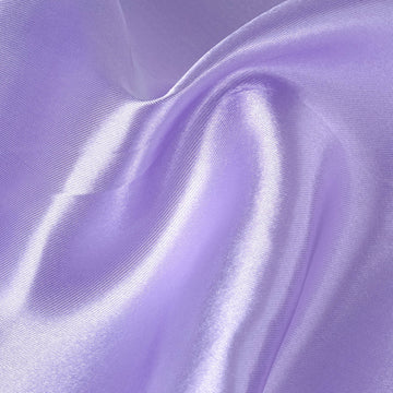 Create a Stunning Atmosphere with Lavender Lilac Satin Fabric Bolt