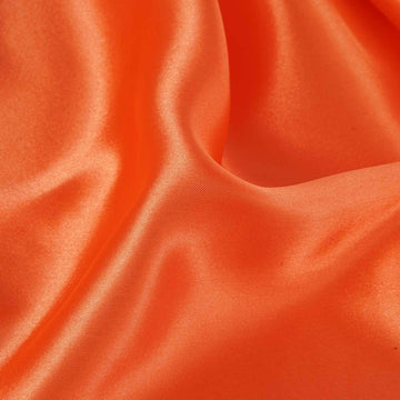 Wholesale Orange Satin Fabric Bolt for Craft Enthusiasts