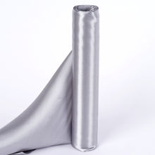 12Inchx10yd | Silver Satin Fabric Bolt, DIY Craft Wholesale Fabric