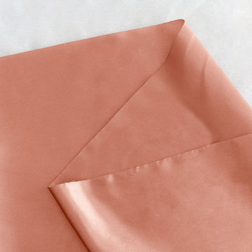 Event Decor Fabric - Make a Statement with Terracotta (Rust) Satin