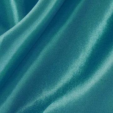 Turquoise Satin Fabric Bolt: The Perfect Choice for Bulk Fabric Needs