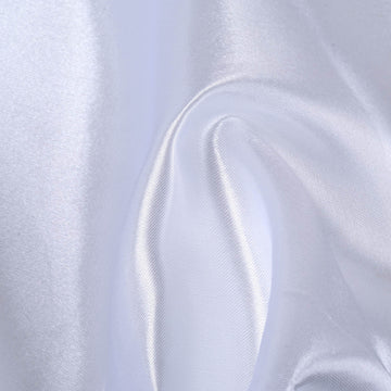 Create Stunning Wedding Decor with White Satin Fabric