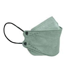 Sage Green 10 Pack Breathable 3D Fish Design 4 Layer KF 94 Face Mask With Adjustable Nose Clip