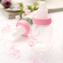 12 Pack | Small Pink Decorative Baby Pacifiers, Baby Shower Favors