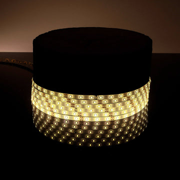 Super Bright Warm White 300 LED Flexible Strip Lights With Adhesive 16ft