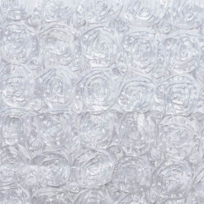 Transparent rose-patterned fabric texture.