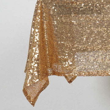 Luxury and Versatility in One: The Gold Sequin Tablecloth