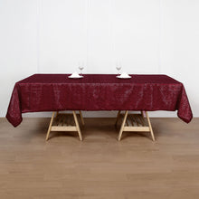 60x102inches Burgundy Premium Sequin Rectangle Tablecloth
