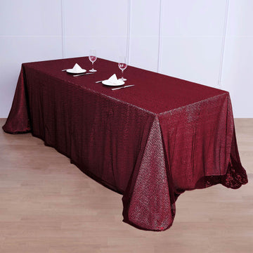 Add Elegance to Any Event with the Premium Sequin Tablecloth