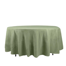 Eucalyptus Sage Green Tablecloth Polyester 108 Inch Seamless Round