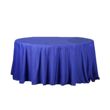 108inches Royal Blue Polyester Round Tablecloth